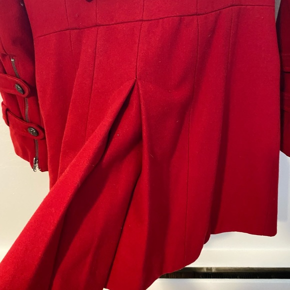 GUESS Military style Wool coat- size small - Picture 4 of 9